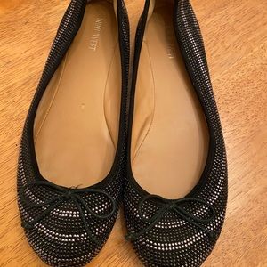 Nine West Ballet flats with cute design & bow sz 9
